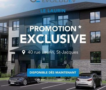 Le Laurin | 4 ½ - 5 ½ récents à louer, Saint-Jacques - Photo 1