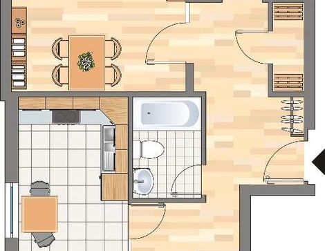 Demnächst frei! 3-Zimmer-Wohnung in Dortmund Hörde (WBS für 75m² erforderlich) - Foto 1