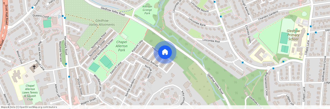 Pasture Grove, Leeds, West Yorkshire, UK, LS7