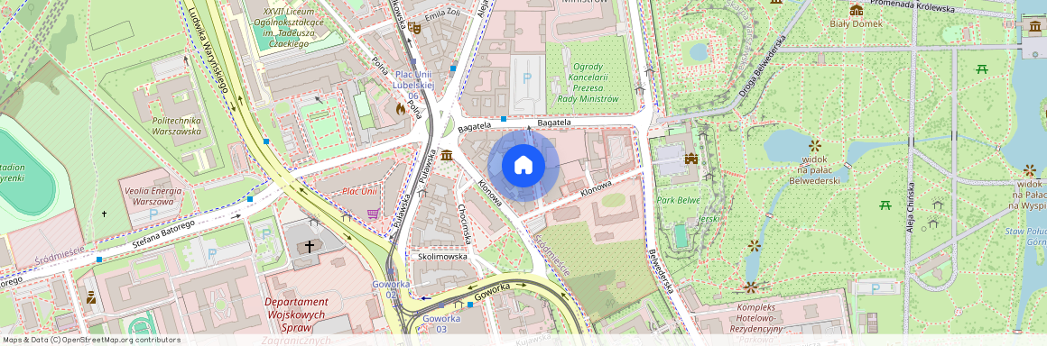 Śródmieście, ul. Flory, Warszawa