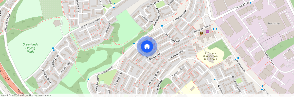 Cropthorne Close, Redditch, Worcestershire, B98