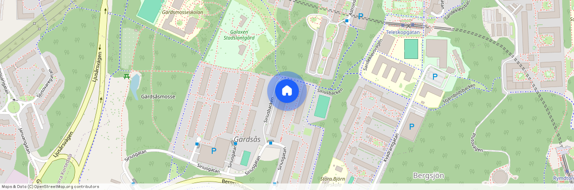 Västra Bergsjön, Göteborg, Västra Götaland, Siriusgatan 86