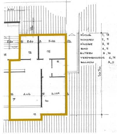 3 Zimmer, 59 m², 3. Stock - Foto 3