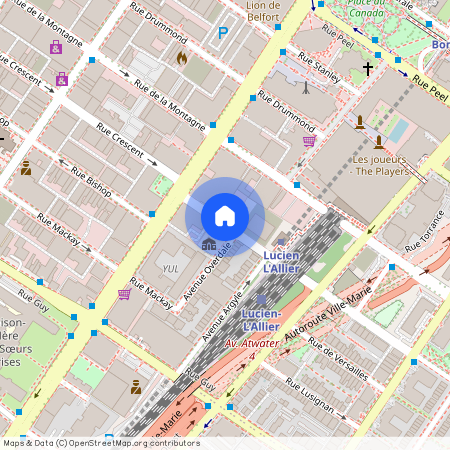 Rue Lucien-L'Allier, Montreal