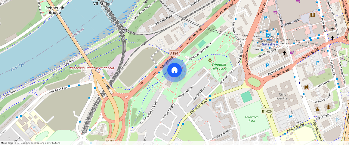 Saint Cuthbert's Road, Gateshead, NE8