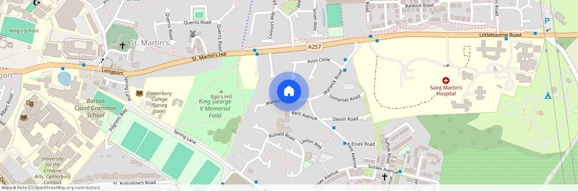 Warwick Road, Canterbury, CT1