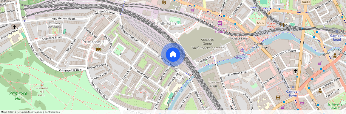 The Courtyard Apartments, Gloucester Avenue, Primrose Hill, London, NW1