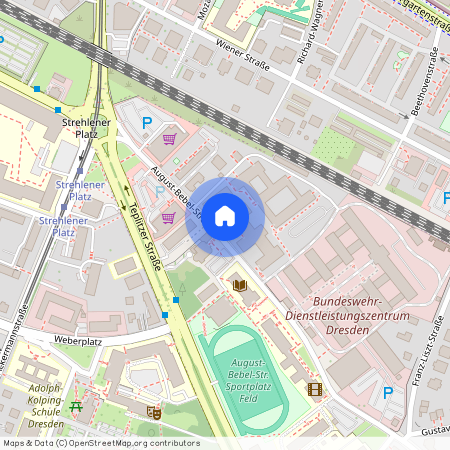 August-Bebel-Straße 17A, 01219 Dresden - Seevorstadt-Ost/Großer Garten