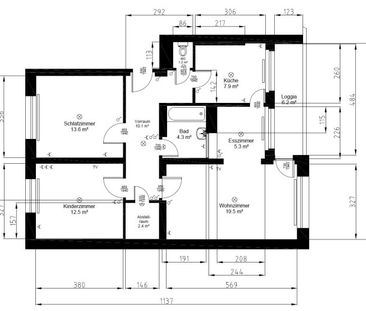 Gemütliche 3-Zimmer-Wohnung mit Balkon & Parkplatz in ruhiger Grünl... - Foto 2