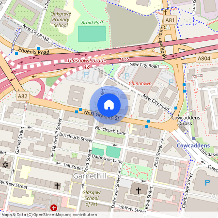 1 Bed Furnished with parking @ West Graham St, G4