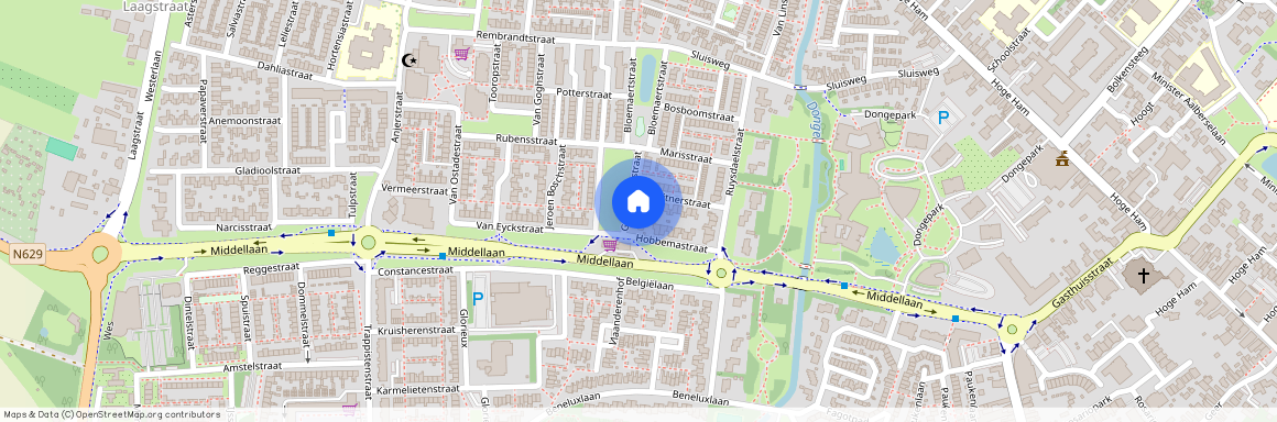 Gerard Doustraat 6, West 2, 5102EA, Dongen