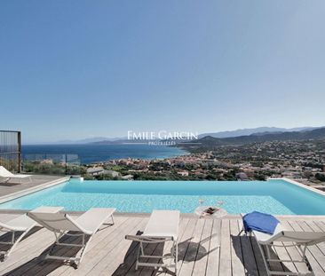 Propriété à louer à l'Ile Rousse, superbe vue mer, 5 min des plages - Photo 3