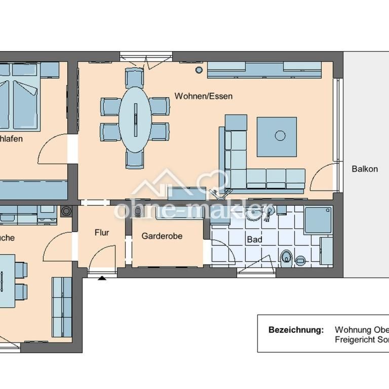 Schöne, helle 2-ZKB Wohnung in Freigericht-Somborn mit Balkon - Photo 1
