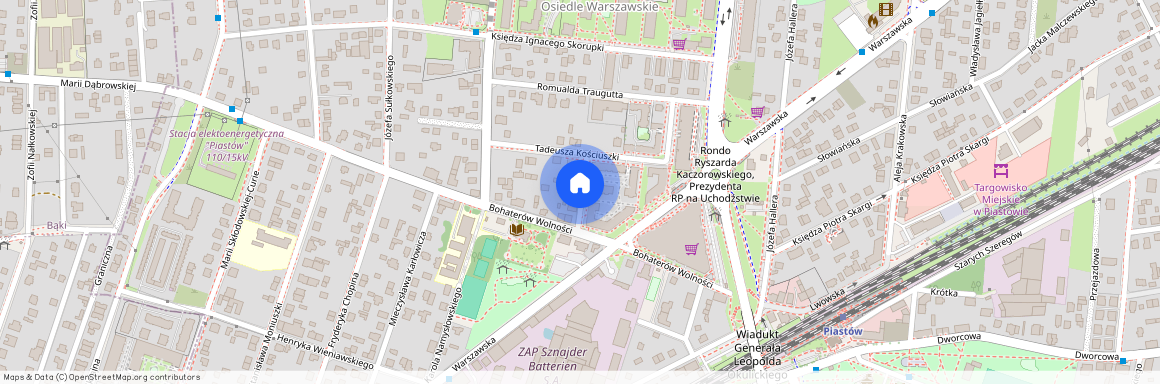 ul. Józefa Wybickiego, Piastów, pruszkowski, mazowieckie