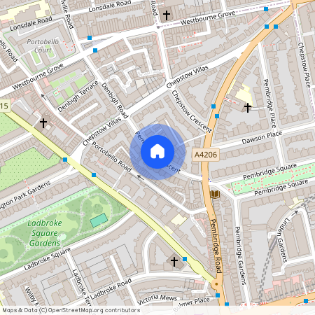 Pembridge Crescent, W11, London