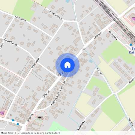 ul. Wielka, Święta Katarzyna, Siechnice, wrocławski, dolnośląskie