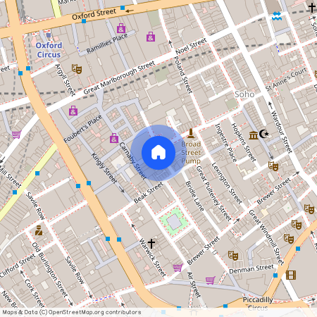 Marshall House, Marshall Street, Soho, London, W1F