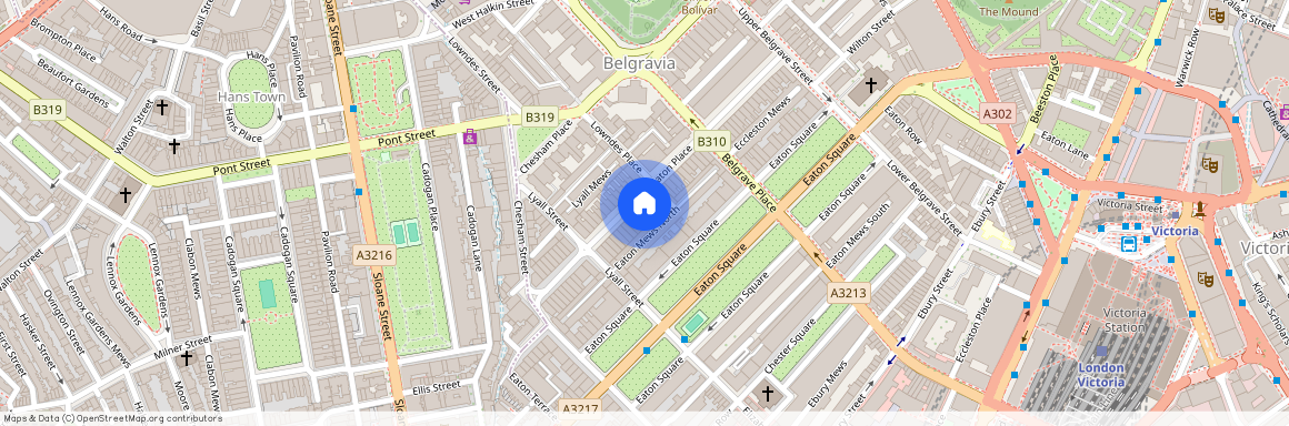 Eaton Place, Belgravia, London, SW1X