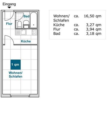 Studentenappartement am Großen Garten! - Foto 1