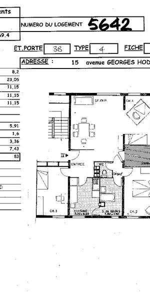 Location appartement T4 83.00m² à Reims (51100) Loyer CC * : 507.07 € Réf : ER.05642 - Photo 1