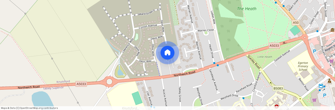 Northwich Road, Knutsford WA16