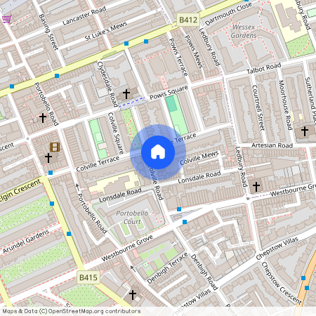 Colville Road, Notting Hill W11, London