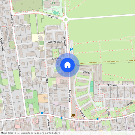 ul. Topolowa, Mysiadło, Lesznowola, piaseczyński, mazowieckie