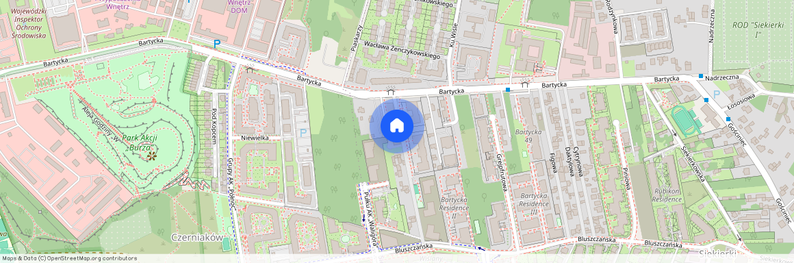 Warszawa, Mokotów, Siekierki, Bartycka
