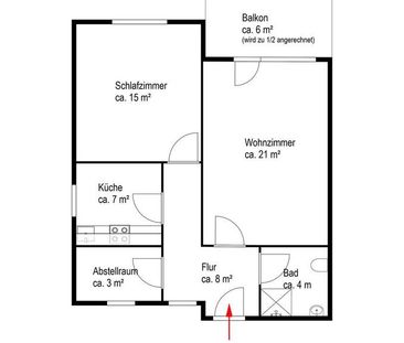 Ellenerbrok-Schevemoor / Mobiliert / Moderne 2-Zimmer-Wohnung - Photo 1