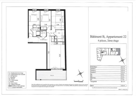 Location Appartement 4 pièces 80m² ST JORY 31790 - Photo 4