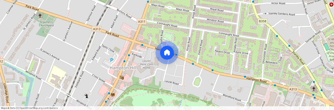 Hampton Road, Hampton Hill, Hampton, TW12