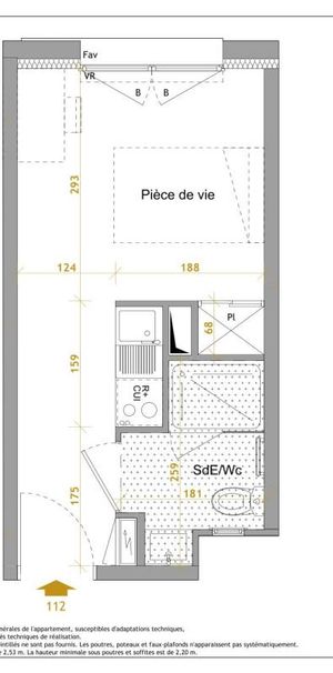 Location Appartement 1 pièce Meublé 18m² NANTES 44300 - Photo 2