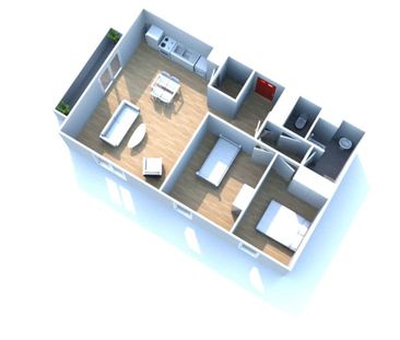 Location appartement T3 à Elbeuf - Photo 2