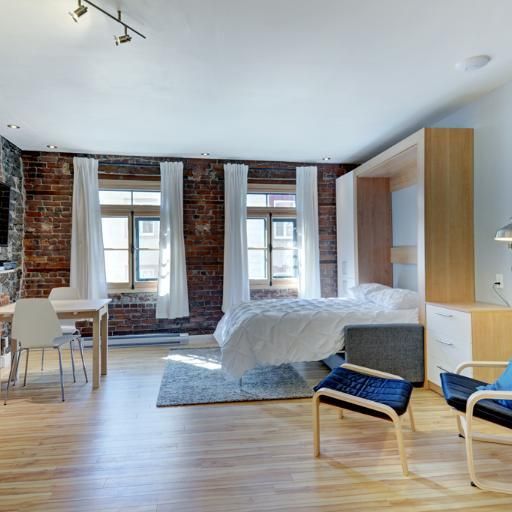 Loft entièrement meublé à louer Vieux-Québec juillet 2026 - Photo 1