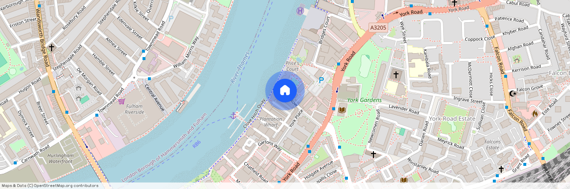 Riverside Apartment, Battersea, London