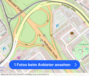 (EF1373_M) Jena: Lobeda, preiswerte möblierte Wohnung mit Aufzug un... - Foto 1