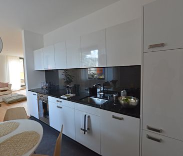 Modern apartment with seating area near Stettbach train station - Photo 5