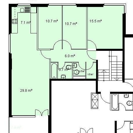 4.5 Zimmer, 85 m², 2. Stock - Photo 1