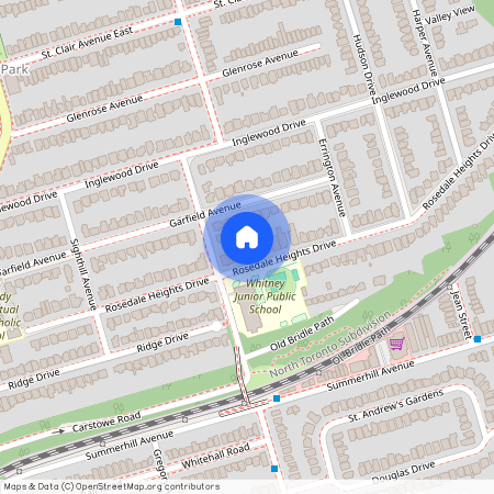 108 Rosedale Heights Drive Unit# Upper, Toronto