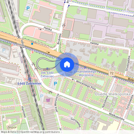 Żabieniec, Jana Woronicza, Łódź