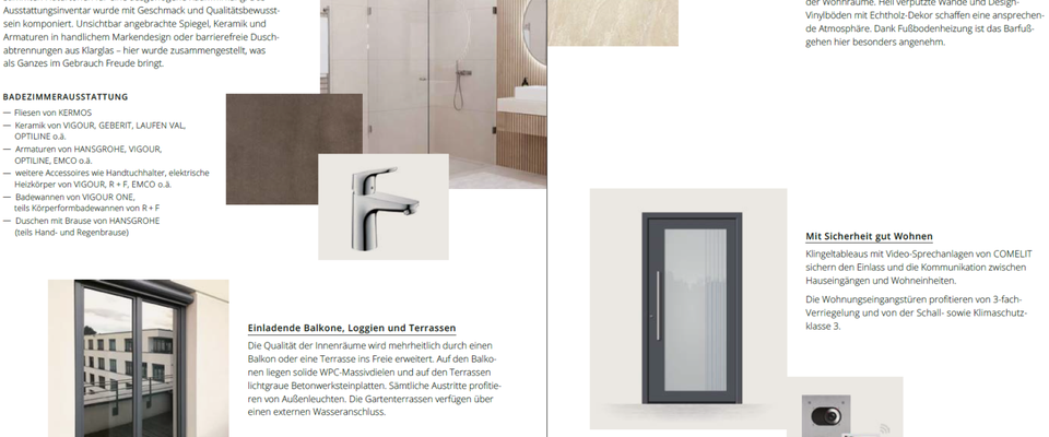 Exklusive 2 Zimmer-Neubauwohnung mit Terrasse und Küche - Photo 1