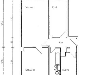 Wohnen in idyllischer Lage - 3 Zimmer inkl. Tageslichtbad mit Wanne... - Photo 1