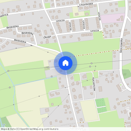 ul. Długa, Ustroń, cieszyński, śląskie