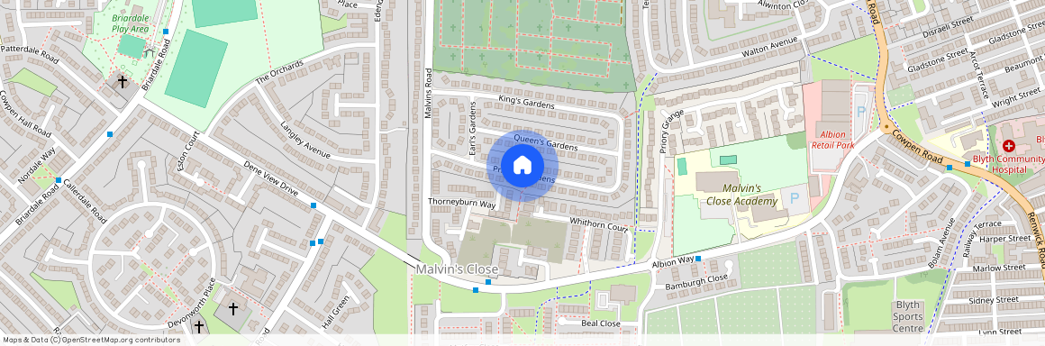 Princes Gardens, Blyth, NE24