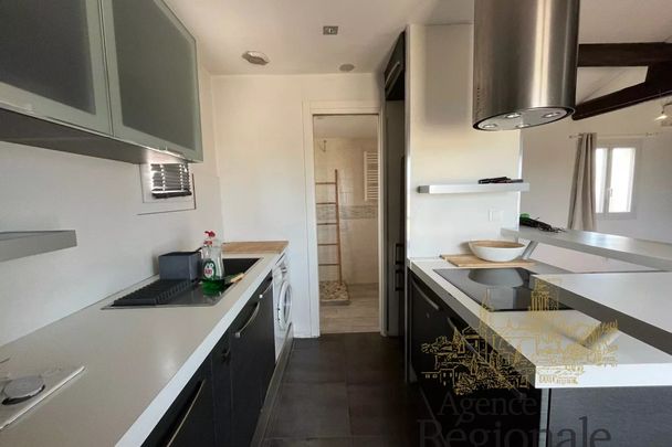 NICE (Fabron) : Grand studio, terrasse, vue mer - Photo 1