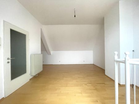 DG-Maisonette mit Terrasse in Liesing // 1 Schlafzimmer + große Galerie!! - Foto 3