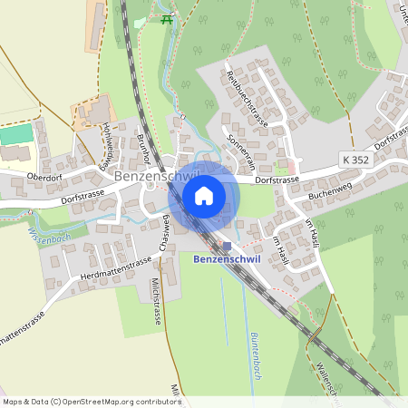 5636, Benzenschwil, Bahnhofstrasse, 1