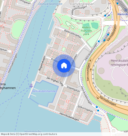 Pollargatan **, Södra Hammarbyhamnen