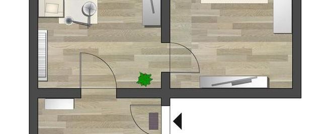 Modernisierte 2-Raum-Wohnung mit Balkon in begrünter Wohnlage - Foto 1