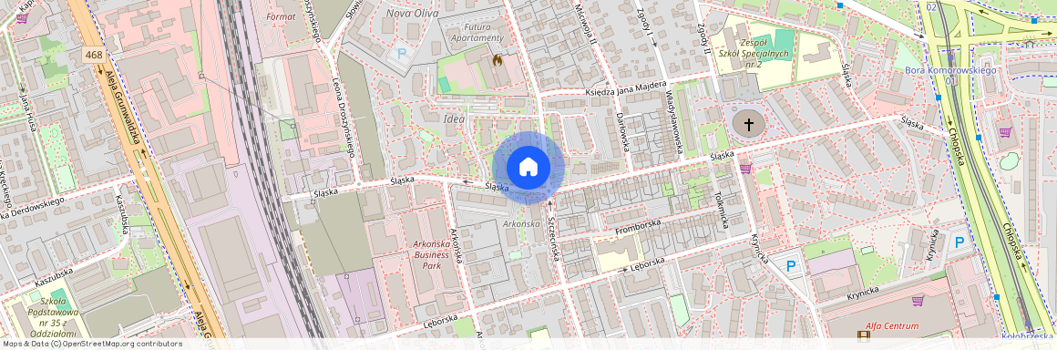 Maurycego Beniowskiego 1, Gdańsk, Przymorze, Przymorze Małe